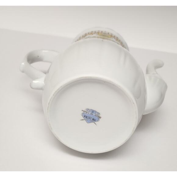 Vintage 1950s China Teacup/Saucers & Creamer Set - Picture 8 of 12